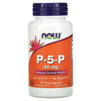 NOW P-5-P (пиридоксальфосфат) 50 мг 90 вегетарианских капсул