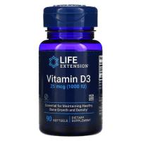 Life Extension Vitamins D3 1000 МЕ 90 гелевых капсул