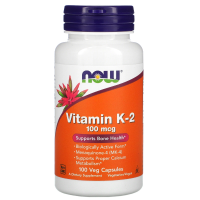 NOW Vitamin K-2 100 мкг 100 капсул