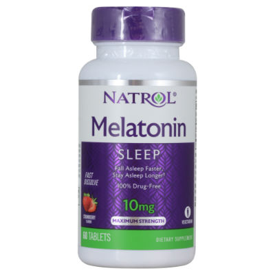 Natrol Melatonin 10 мг 60 быстрорастворимых таблеток