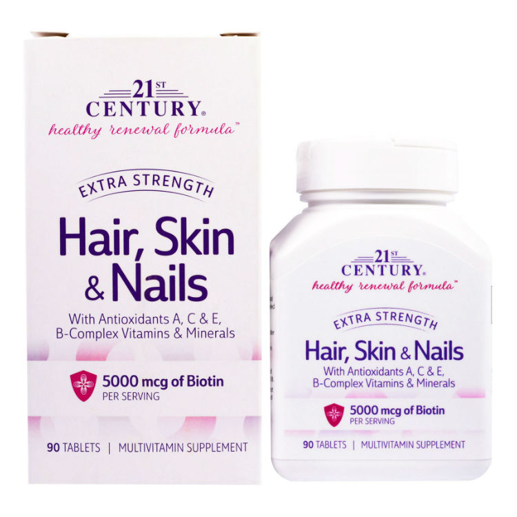 21st Century Hair, Skin & Nails 90 таблеток