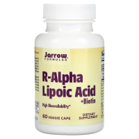Jarrow Formulas R-Alpha Lipoic Acid + Biotin 60 капсул