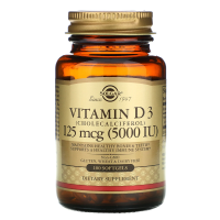Solgar Vitamin D-3 5000 МЕ 100 гелевых капсул