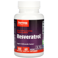 Jarrow Formulas Resveratrol 100 мг 60 веганских капсул