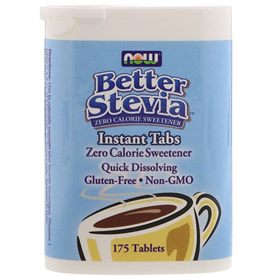 NOW Better Stevia (подсластитель без калорий, 175 таблеток)