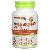 NutriBiotic Sodium ascorbate 100 вегетарианских капсул