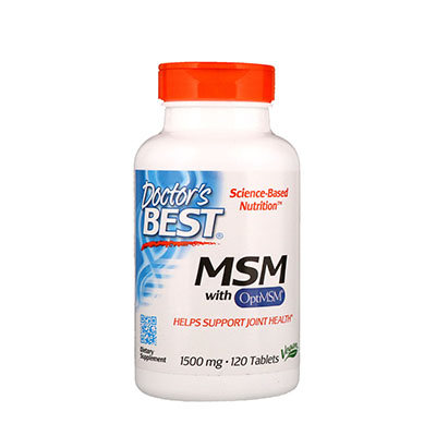 Doctor's Best MSM 1500 мг 120 таблеток