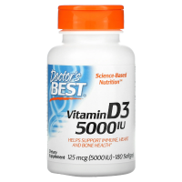 Doctor's Best Vitamin D3 5000 МЕ 180 гелевых капсул