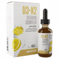Maxler Vitamin D3 + K2 жидкий (лимон) 60 мл