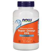 NOW Super Omega EPA 1200 мг 360/240 120 гелевых капсул
