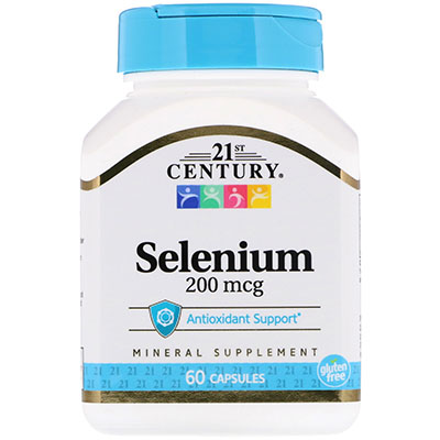21st Century Selenium 200 мкг 60 капсул