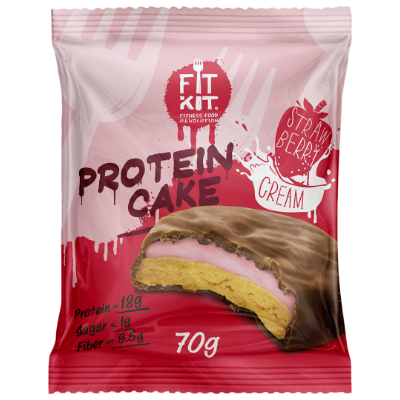 Батончик-печенье Fit-Kit Protein cake 70 г