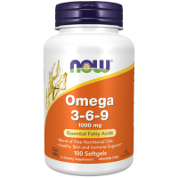 NOW Omega 3-6-9 100 гелевых капсул