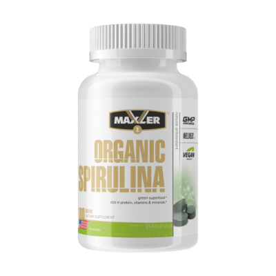 Maxler Spirulina Organic 500 мг 180 таблеток