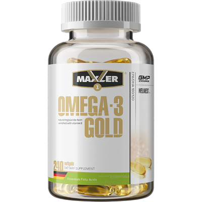 Maxler Omega-3 Gold 240 гелевых капсул