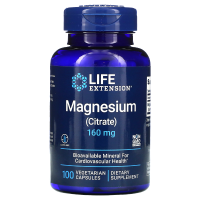 Life Extension Magnesium Citrate 100 мг 100 вегетарианских капсул