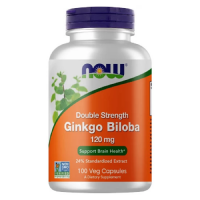 NOW Ginkgo Biloba 120 мг 100 вегетарианских капсул