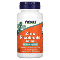 NOW Zinc Picolinate 50 мг 120 капсул
