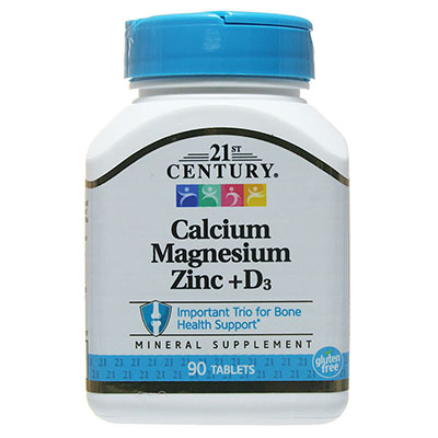 21st Century Cal Mag Zinc+D3 90 таблеток