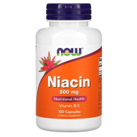 NOW Niacin 500 мг 100 капсул