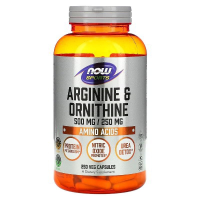 NOW Arginine&Ornithine 500/250 250 капсул