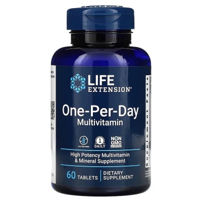 Life Extension One-Per-Day мультивитамины 60 таблеток