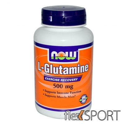 NOW L-Glutamine 500 мг 60 капсул 